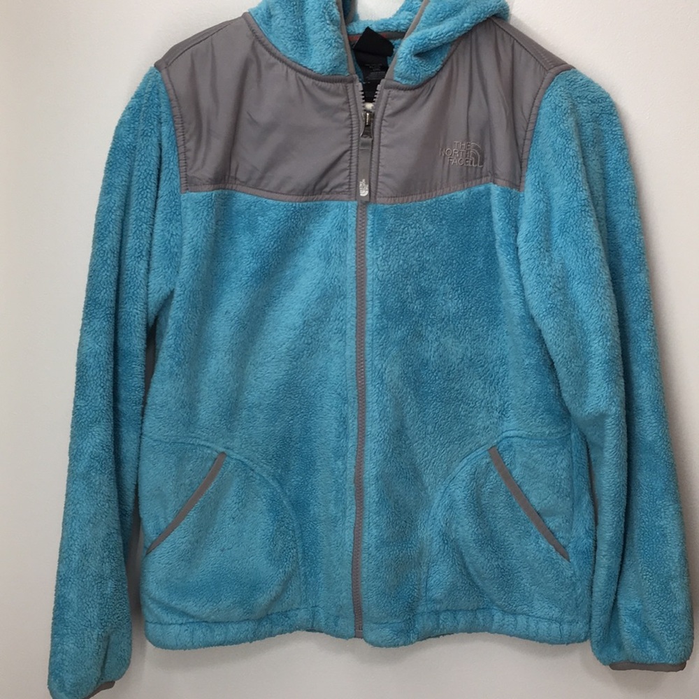 Light blue North Face Coat
